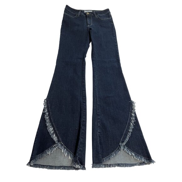 Shaft Luli Bootcut Denim Stretch Jeans in Blue